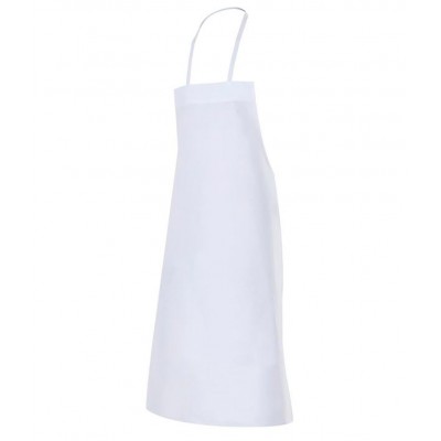 Delantal de cocina con peto blanco Velilla serie 4S