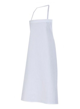 Delantal peto blanco algodon Velilla serie 11