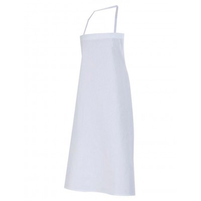 Delantal peto blanco algodon Velilla serie 11