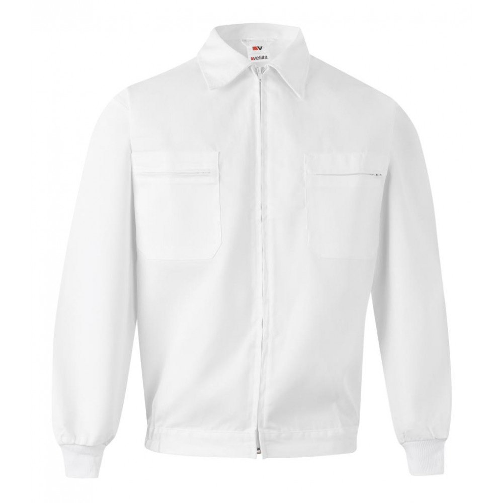 Cazadora de trabajo básica Velilla 61601 Blanca