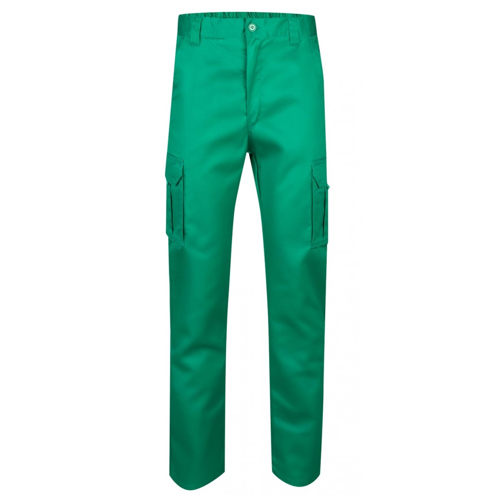Pantalón de trabajo multibolsillos Velilla 103001 Verde