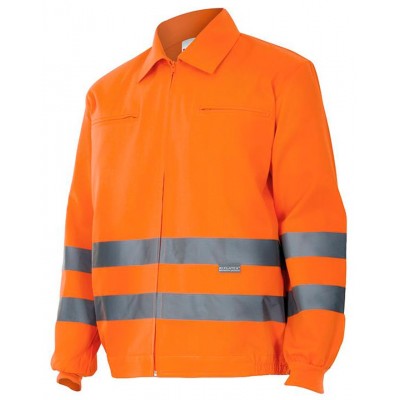 Cazadora alta visibilidad Velilla 155 Naranja