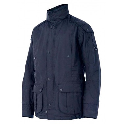 Parka de trabajo acolchada e impermeable multibolsillos marino
