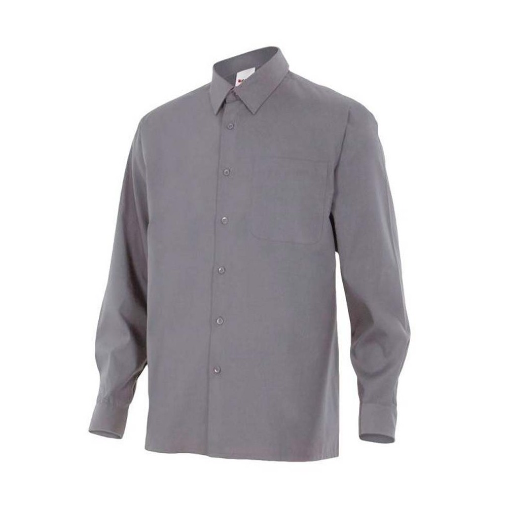 Camisa de trabajo Velilla Hombre 529 gris