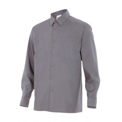 Camisa de trabajo Velilla Hombre 529 gris