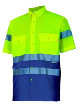 Camisa Alta Visibilidad Manga Corta Velilla ▷ SoloUniformes