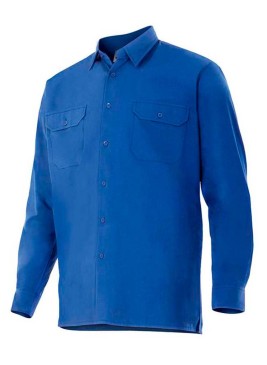Camisa de trabajo Velilla 520 Azulina