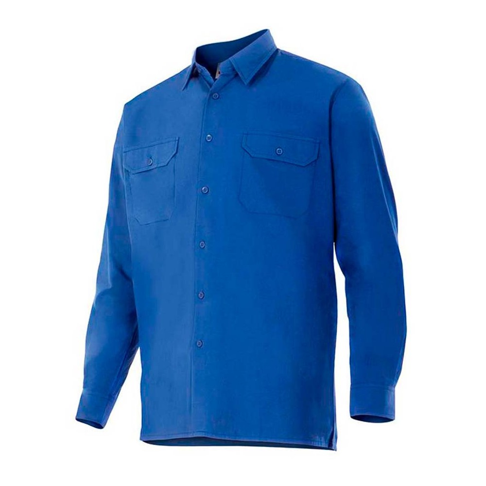 Camisa de trabajo Velilla 520 Azulina