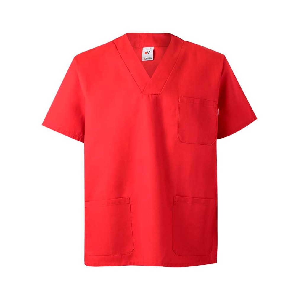 Camisola sanitaria Velilla 589 Rojo Coral