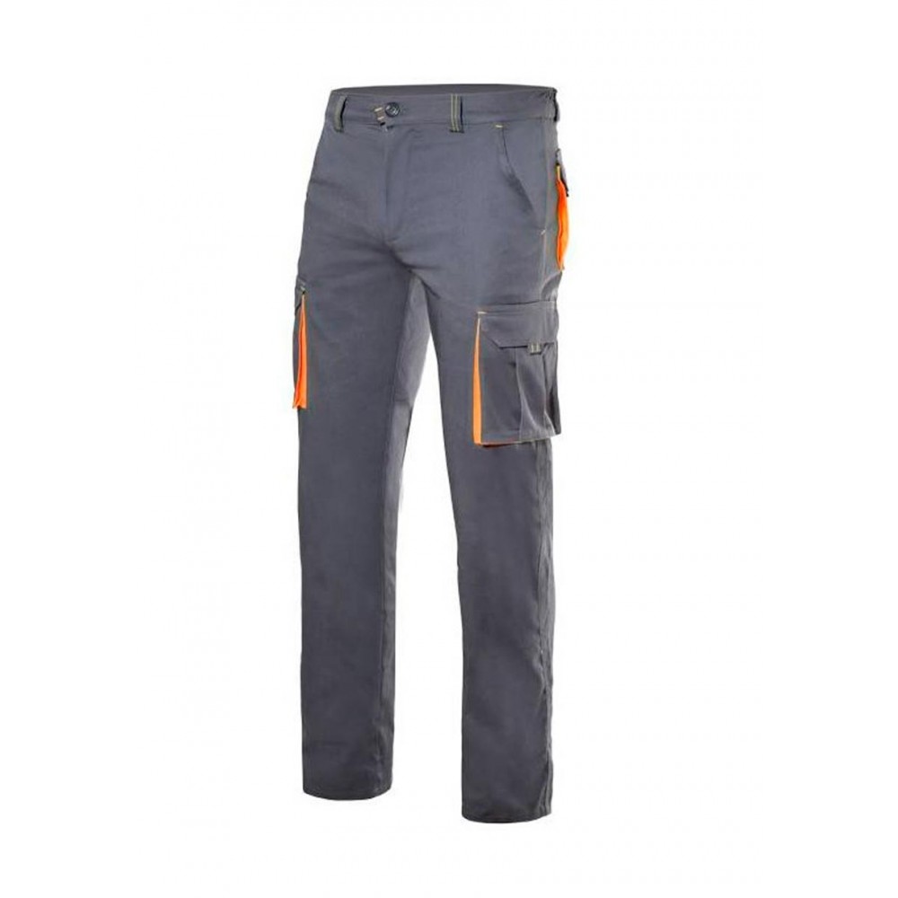 Pantalón de trabajo bicolor Gris Velilla 103008S