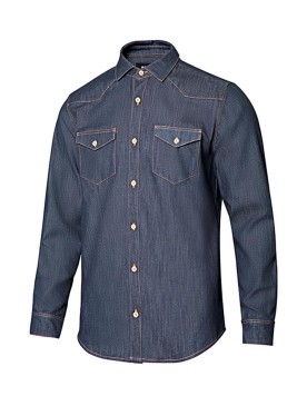 Camisa de trabajo vaquera Velilla 405006S Azul