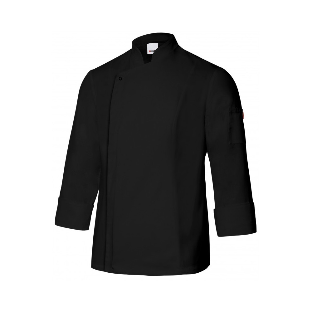 Chaqueta cocina Negra algodón Velilla 405204