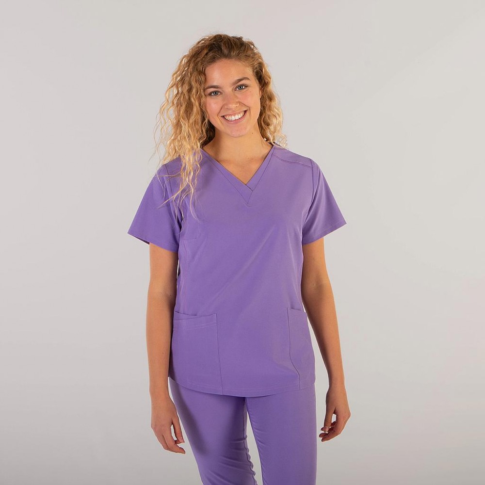 Blusa Sanitaria mujer Garys 6596 Rosalía Lila