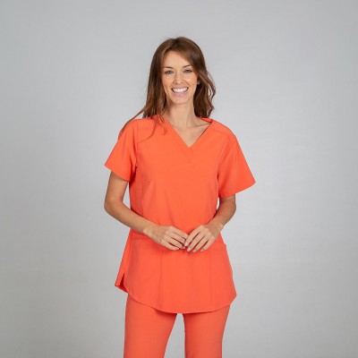 Blusa Sanitaria mujer Garys 6596 Rosalía Naranja