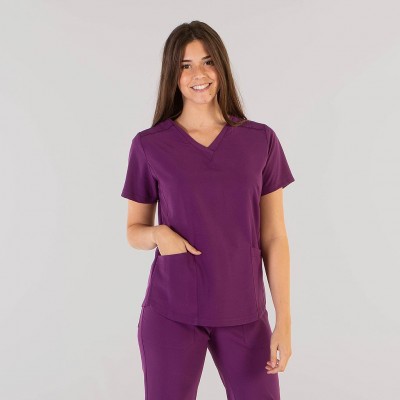 Blusa Sanitaria mujer Garys 6596 Rosalía Morado