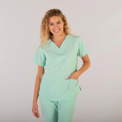 Blusa Sanitaria mujer Garys 6596 Rosalía Verde agua