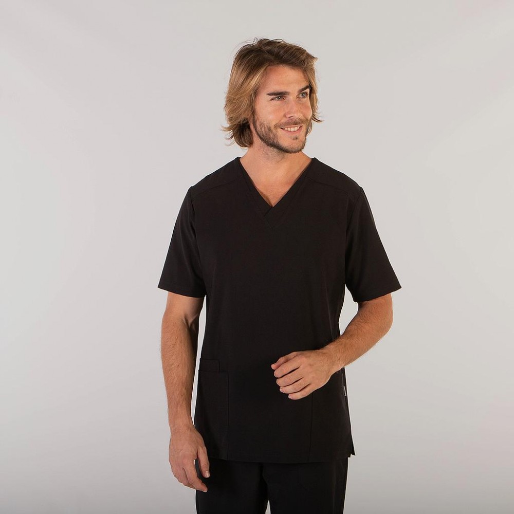 Blusa sanitaria hombre Garys 6175 Tadeo negra