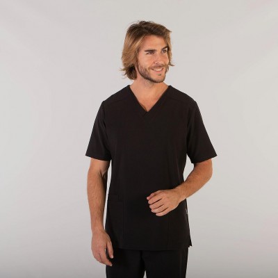 Blusa sanitaria hombre Garys 6175 Tadeo negra