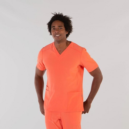 Blusa sanitaria hombre Garys 6175 Tadeo Coral