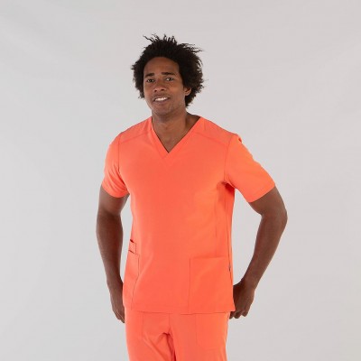 Blusa sanitaria hombre Garys 6175 Tadeo Coral