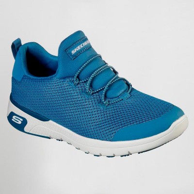 Zapatilla confortable SKECHERS mujer SK77281EC Celeste