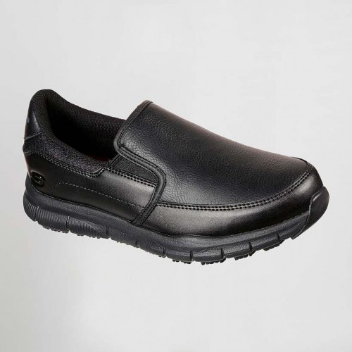 Zapato de trabajo SKECHERS de mujer acolchado SK77236EC Negro