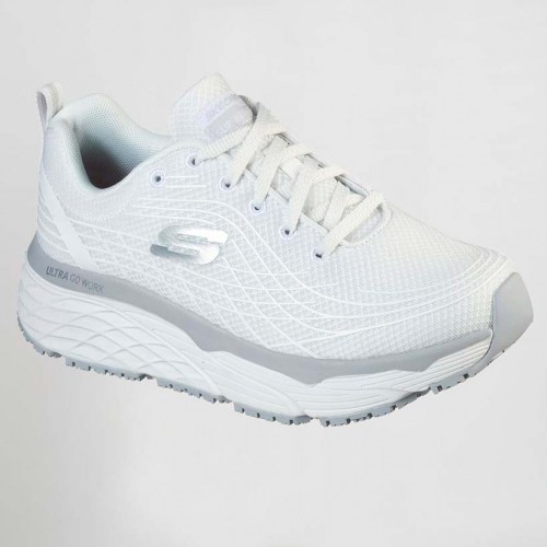 Zapatilla de trabajo SKECHERS plantilla espuma mujer SK108016EC Blanco