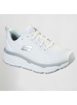 Zapatilla de trabajo SKECHERS plantilla espuma mujer SK108016EC Blanco