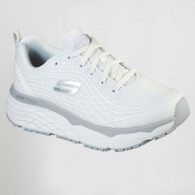 Zapatilla de trabajo SKECHERS plantilla espuma mujer SK108016EC Blanco