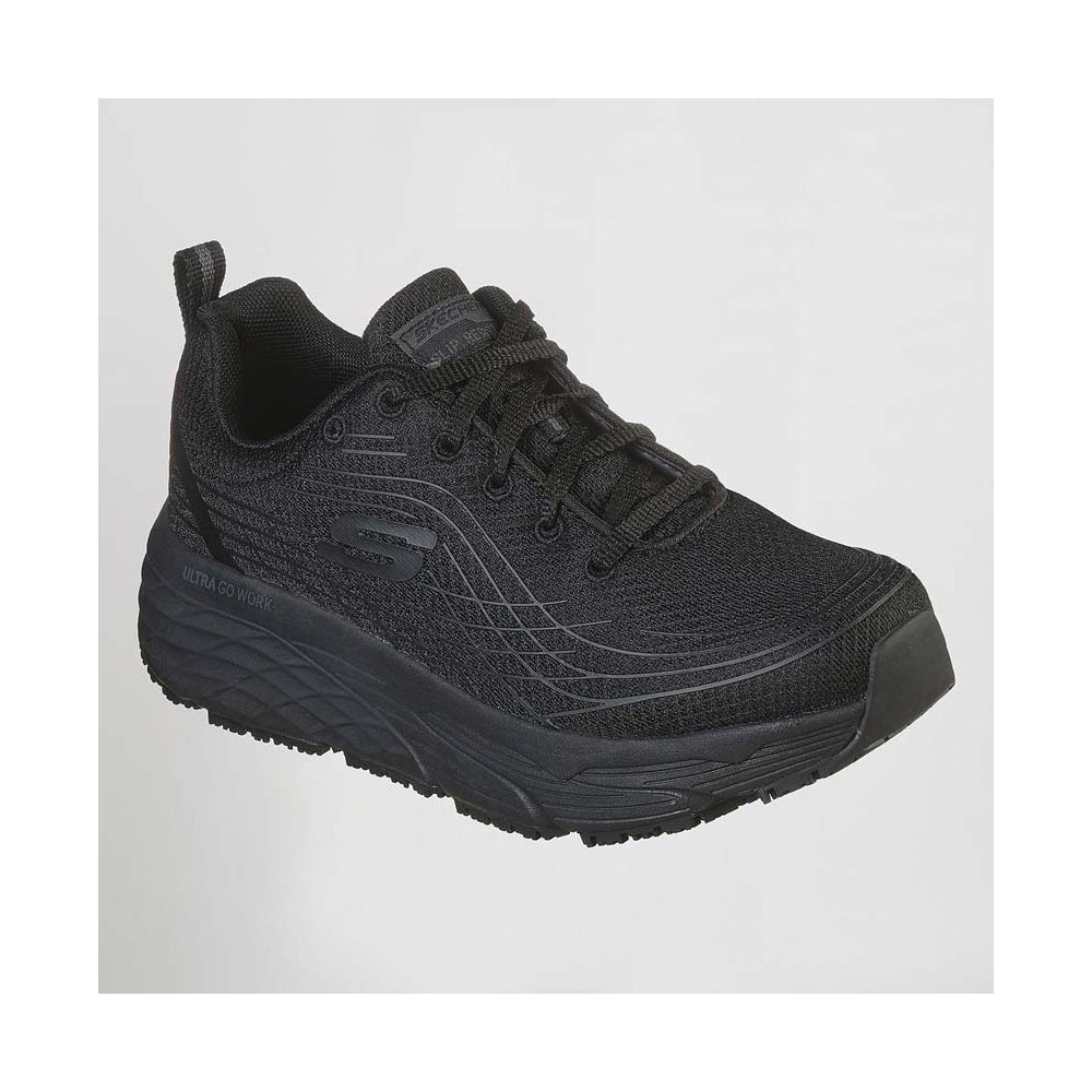 Zapatilla de trabajo SKECHERS plantilla espuma mujer SK108016EC Negro