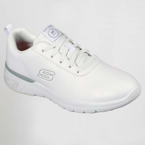 SKECHERS de trabajo de mujer SK108010EC Blanco