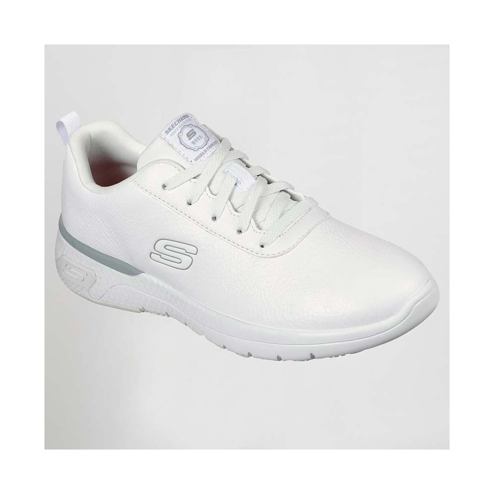 SKECHERS de trabajo de mujer SK108010EC Blanco