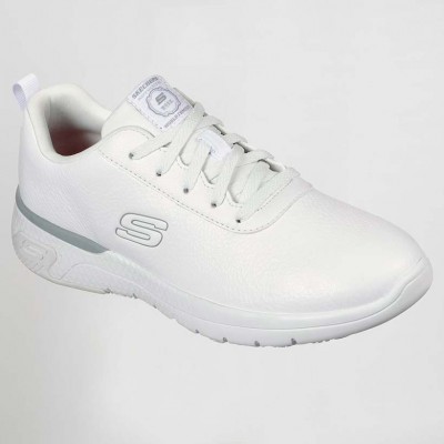 SKECHERS de trabajo de mujer SK108010EC Blanco