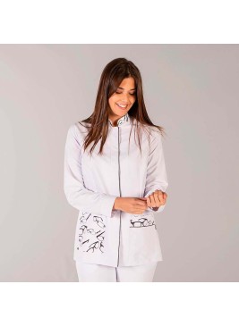 Blusa sanitaria mujer Garys Gala 6605 Blanca