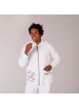 Blusa sanitaria hombre Garys Ferran 6165 Blanco
