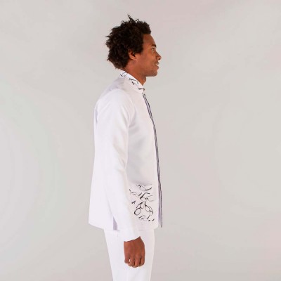 Blusa sanitaria hombre Garys Ferran 6165 Blanco