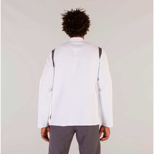 Chaqueta de sanidad Garys Gorka 6163 Blanco-Marengo
