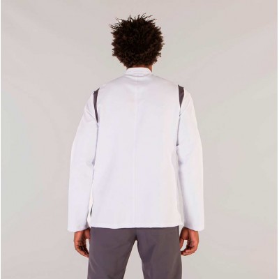 Chaqueta de sanidad Garys Gorka 6163 Blanco-Marengo