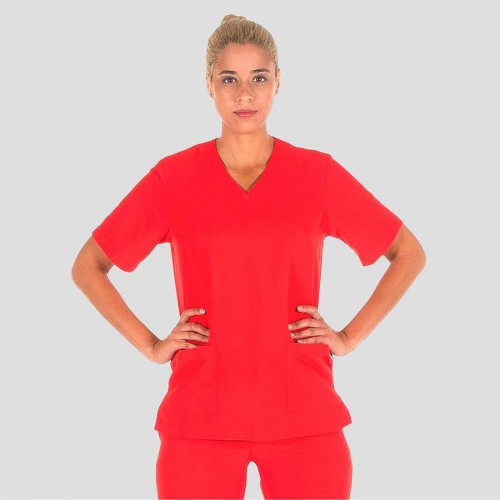 Blusa sanitaria Garys Nerea 609600 Roja
