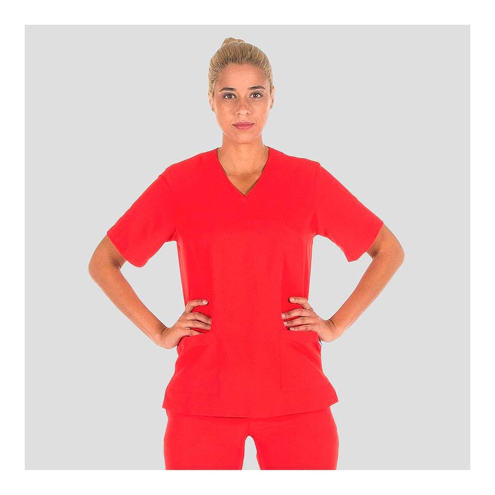 Blusa sanitaria Garys Nerea 609600 Roja