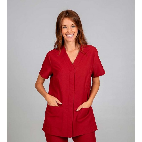 Chaqueta mujer sanitaria Garys Sonia 6551Burdeos
