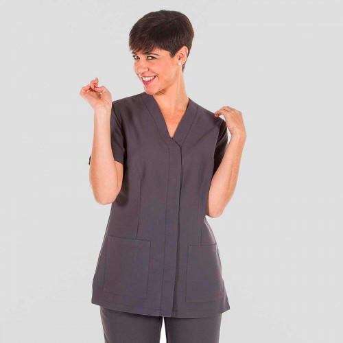 Chaqueta mujer sanitaria Garys Sonia 6551 Gris Marengo