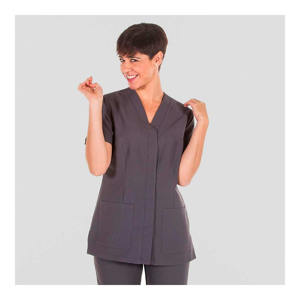 Chaqueta mujer sanitaria Garys Sonia 6551 Gris Marengo