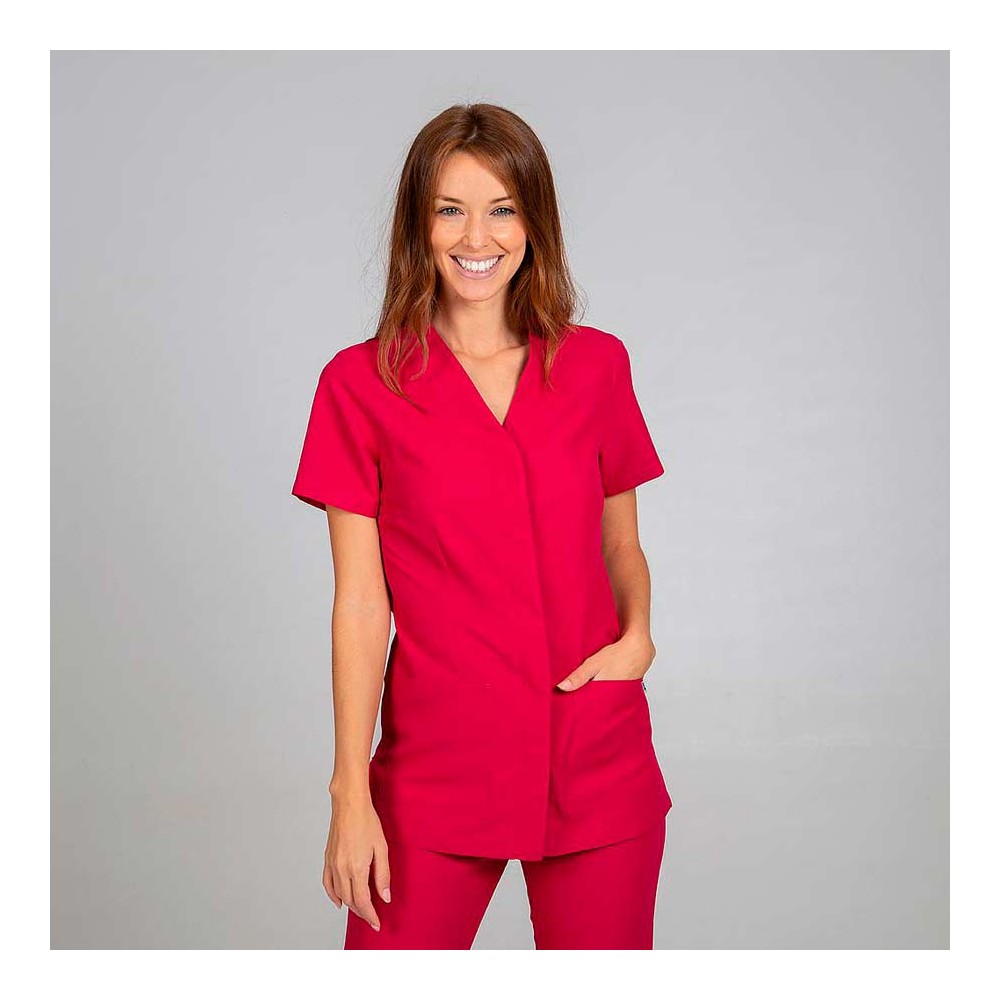 Chaqueta mujer sanitaria Garys Sonia 6551 Frambuesa