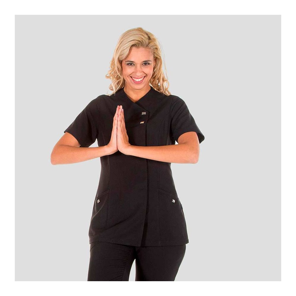 Chaqueta de sanidad mujer Elena Garys 655200 Negro