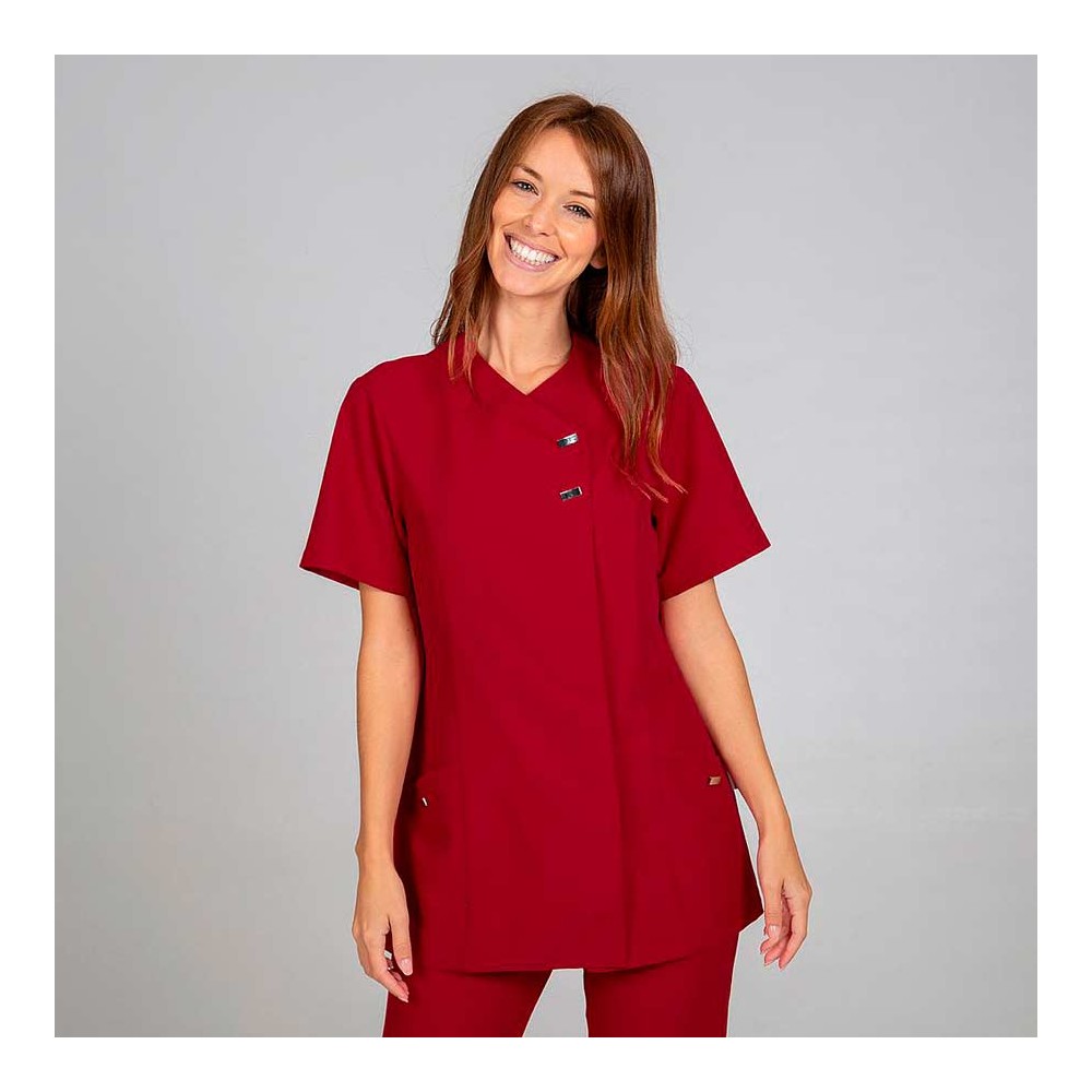 Chaqueta de sanidad mujer Elena Garys 655200 Burdeos