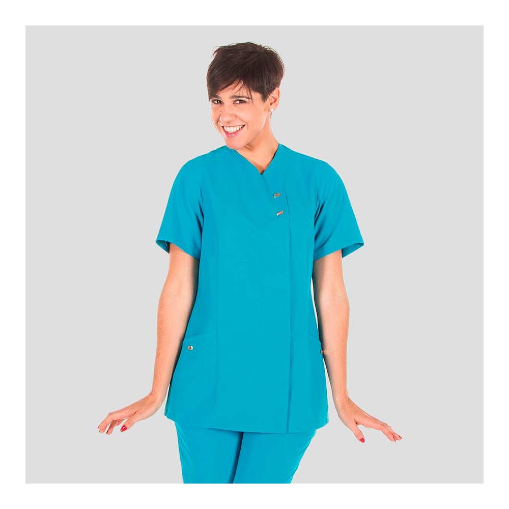 Chaqueta de sanidad mujer Elena Garys 655200 Turquesa