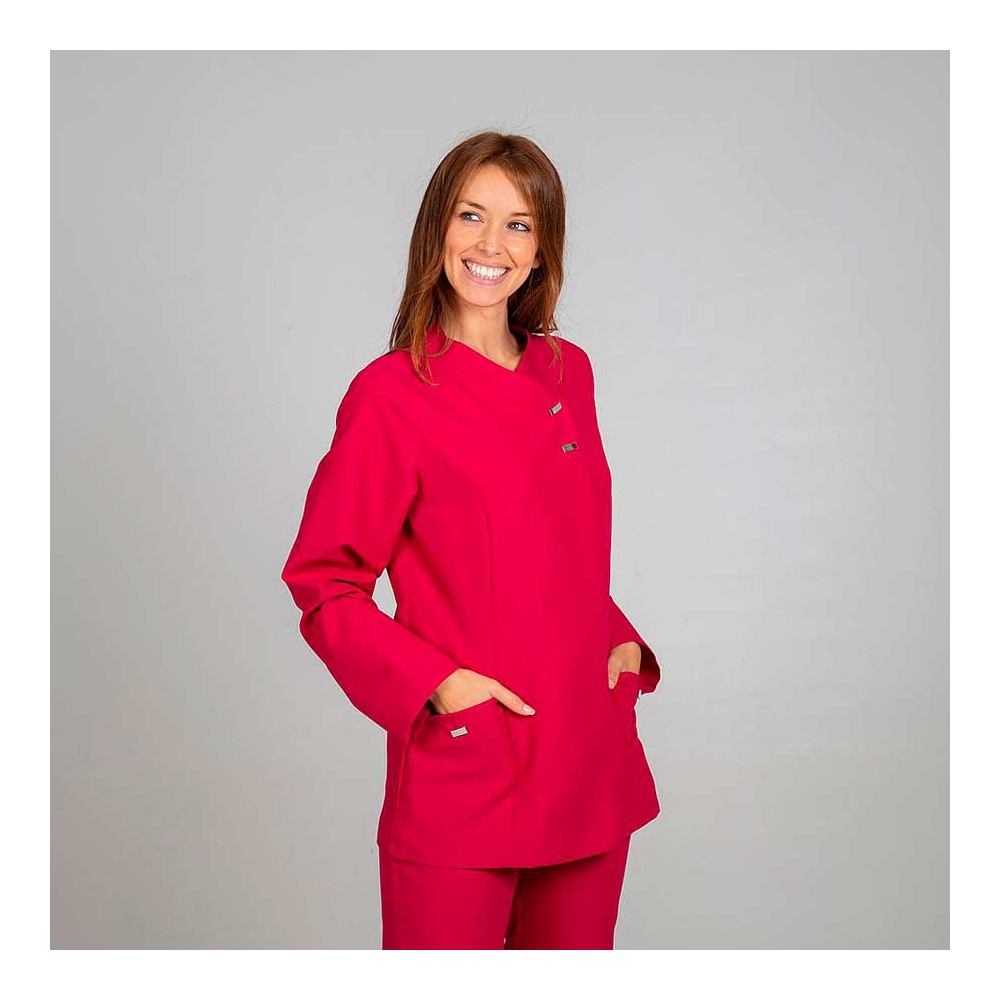 Chaqueta de sanidad mujer Garys 6595 Frambuesa