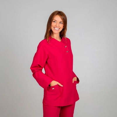 Chaqueta de sanidad mujer Garys 6595 Frambuesa