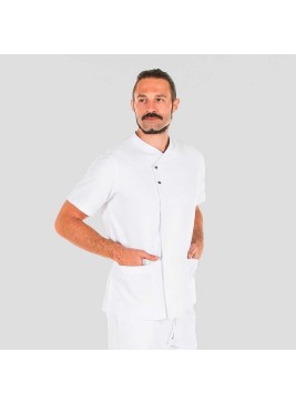 chaqueta de sanidad hombre Garys Hugo 6125 Blanca